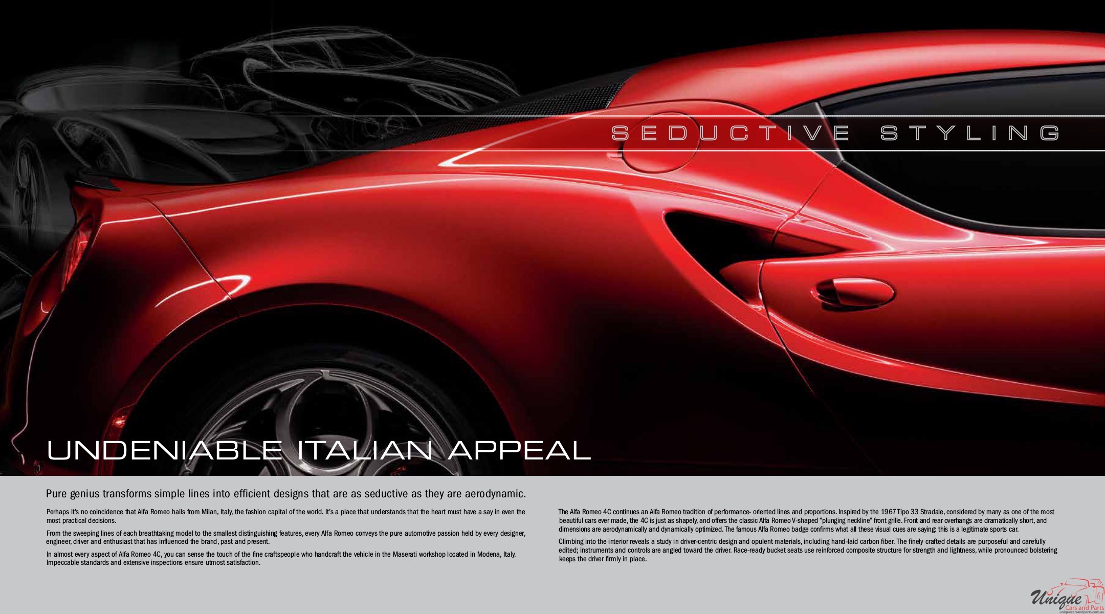 2015 Alfa Romeo 4C Brochure Page 4